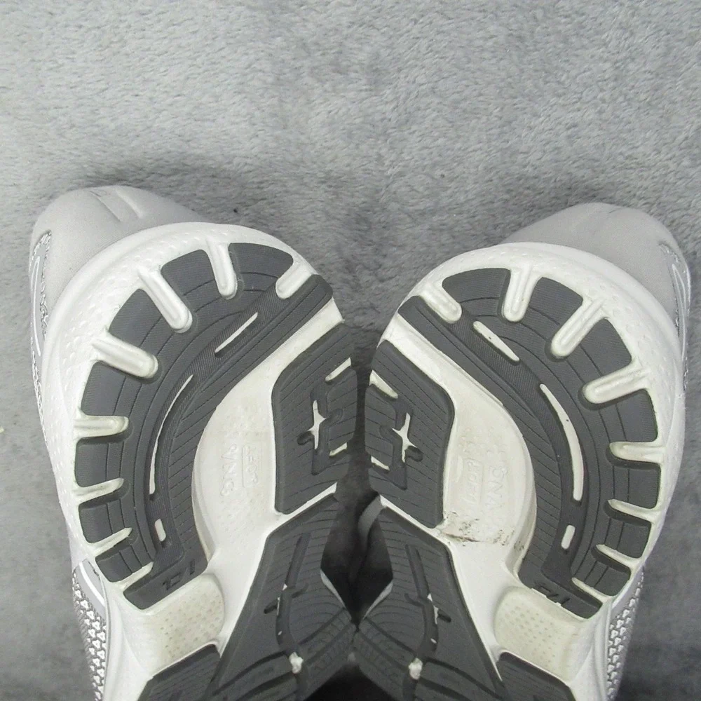 Brooks Running Shoes Womens 11.5B Gray Ghost 14‎ Lightweight Trail Jog Gym EUC